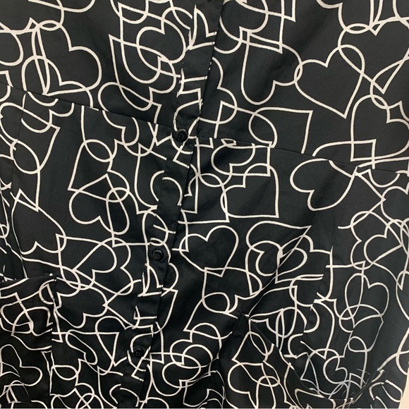 Wednesday’s Girl Heart Print Midi Dress - Picture 7 of 14